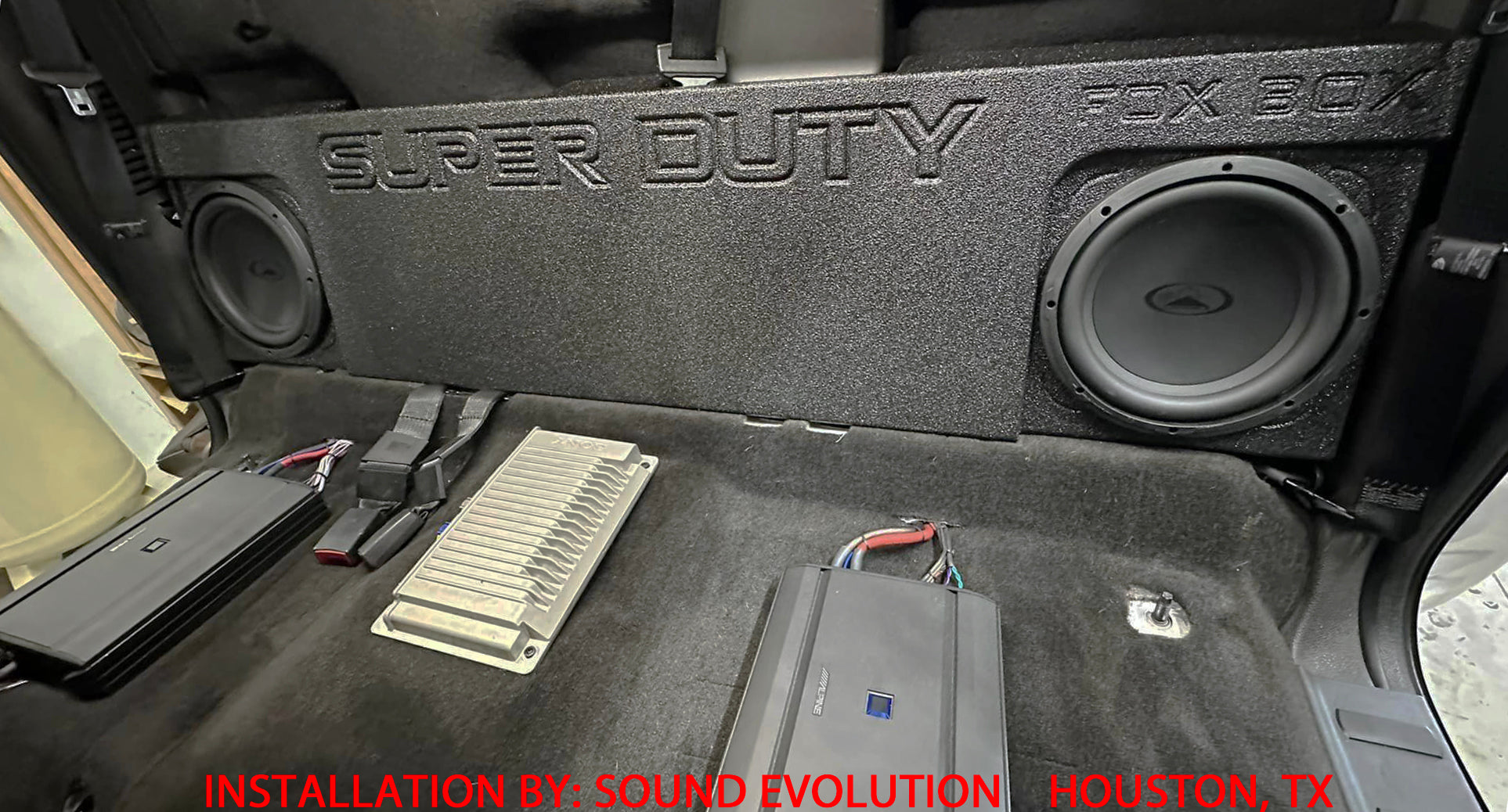 2011 ford f250 subwoofer fashion box